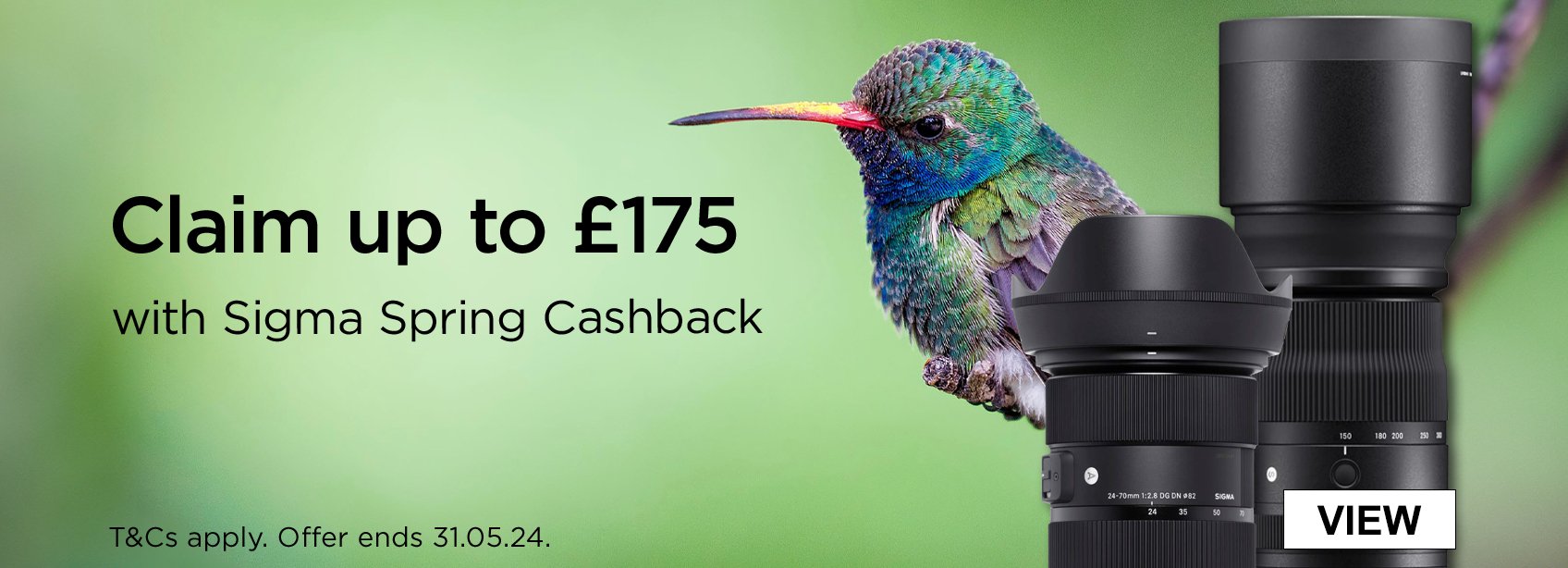 Claim up to £175 with Sigma Spring Cashback, T&Cs apply. Offer ends 31.05.24